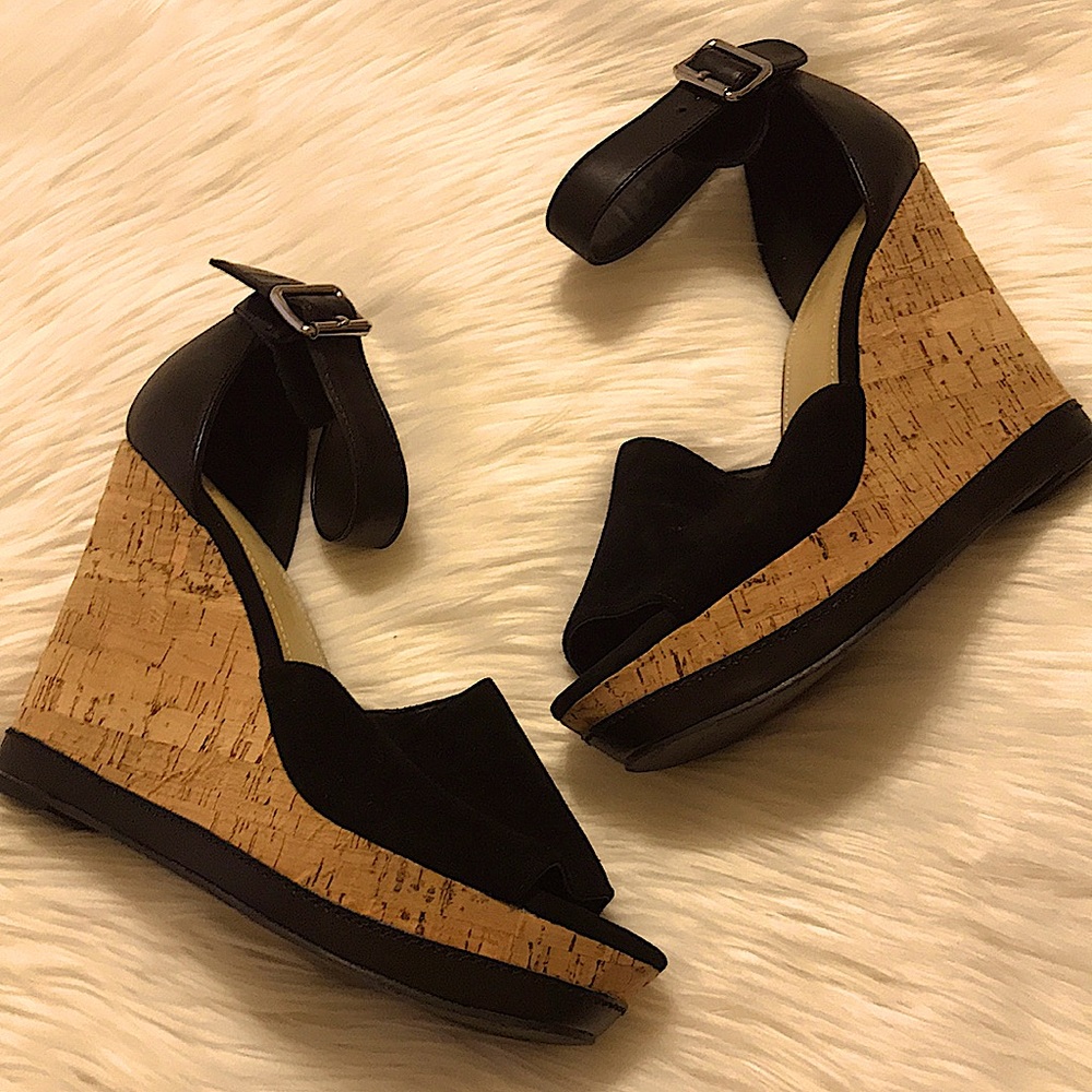 Marc Fisher Cork Wedges